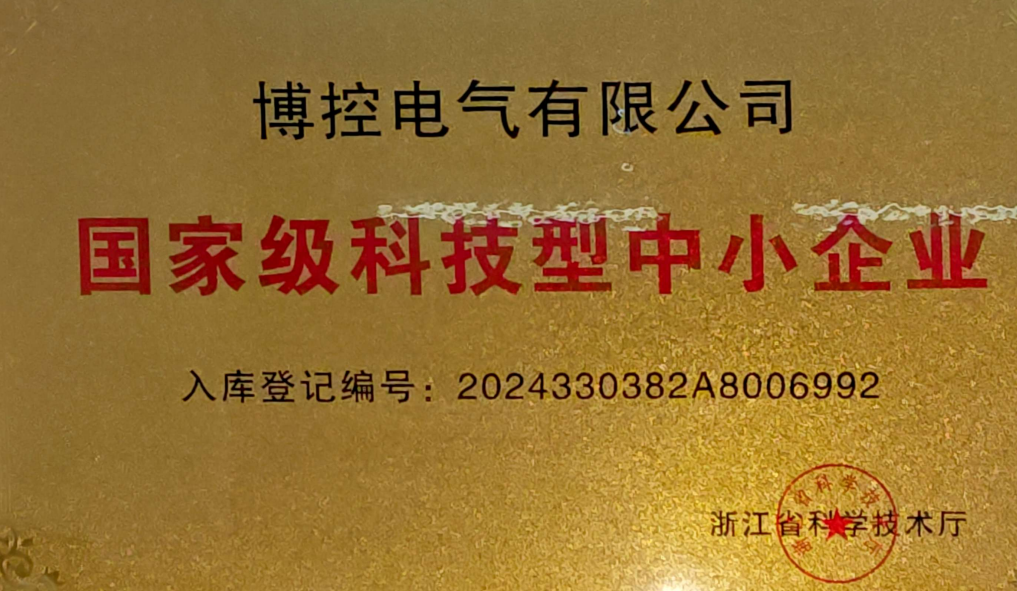 國(guó)家級(jí)科技型中小企業(yè)